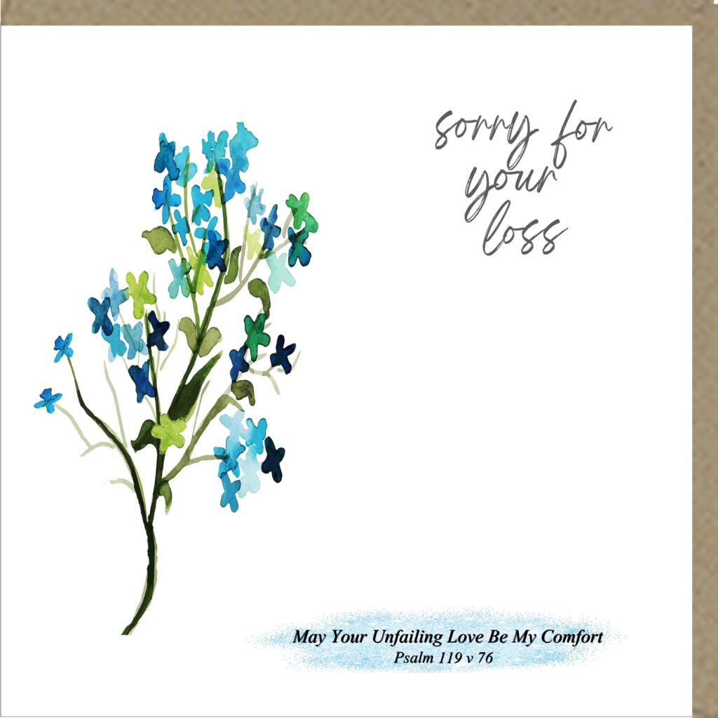 Sorry For Your Loss Greetings Card The Christian Shop