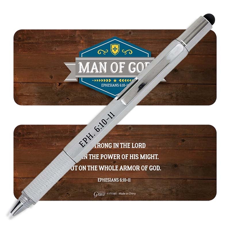 Man Of God Multi-function Stylus Pen Tool - The Christian Shop