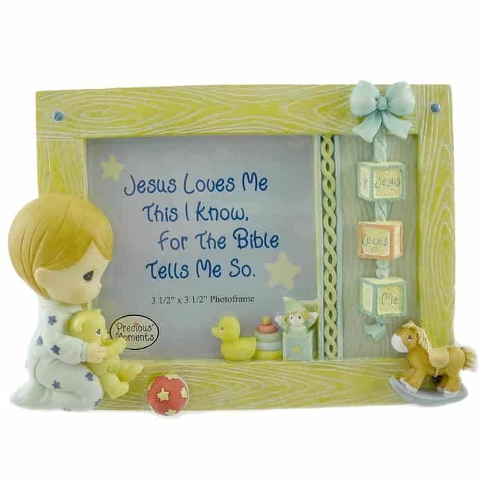 Precious Moments - Boy Praying Photo Frame - The Christian Shop