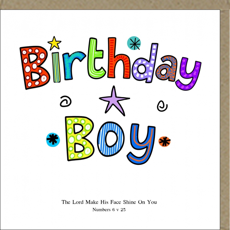 Greeting Card - Birthday Boy - The Christian Shop