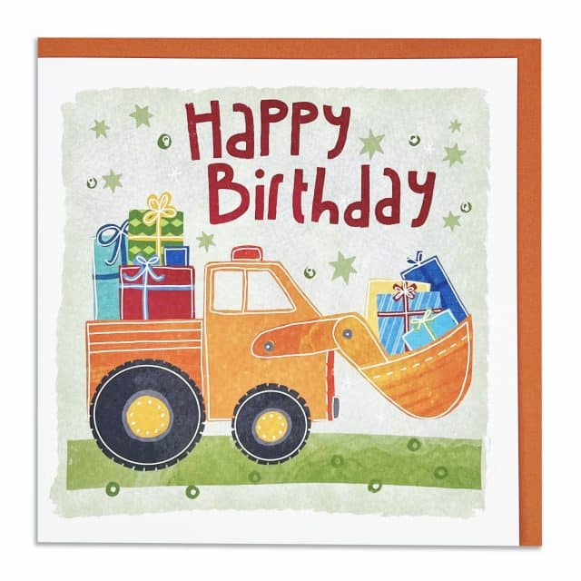 Happy Birthday Truck Greetings Card - The Christian Shop