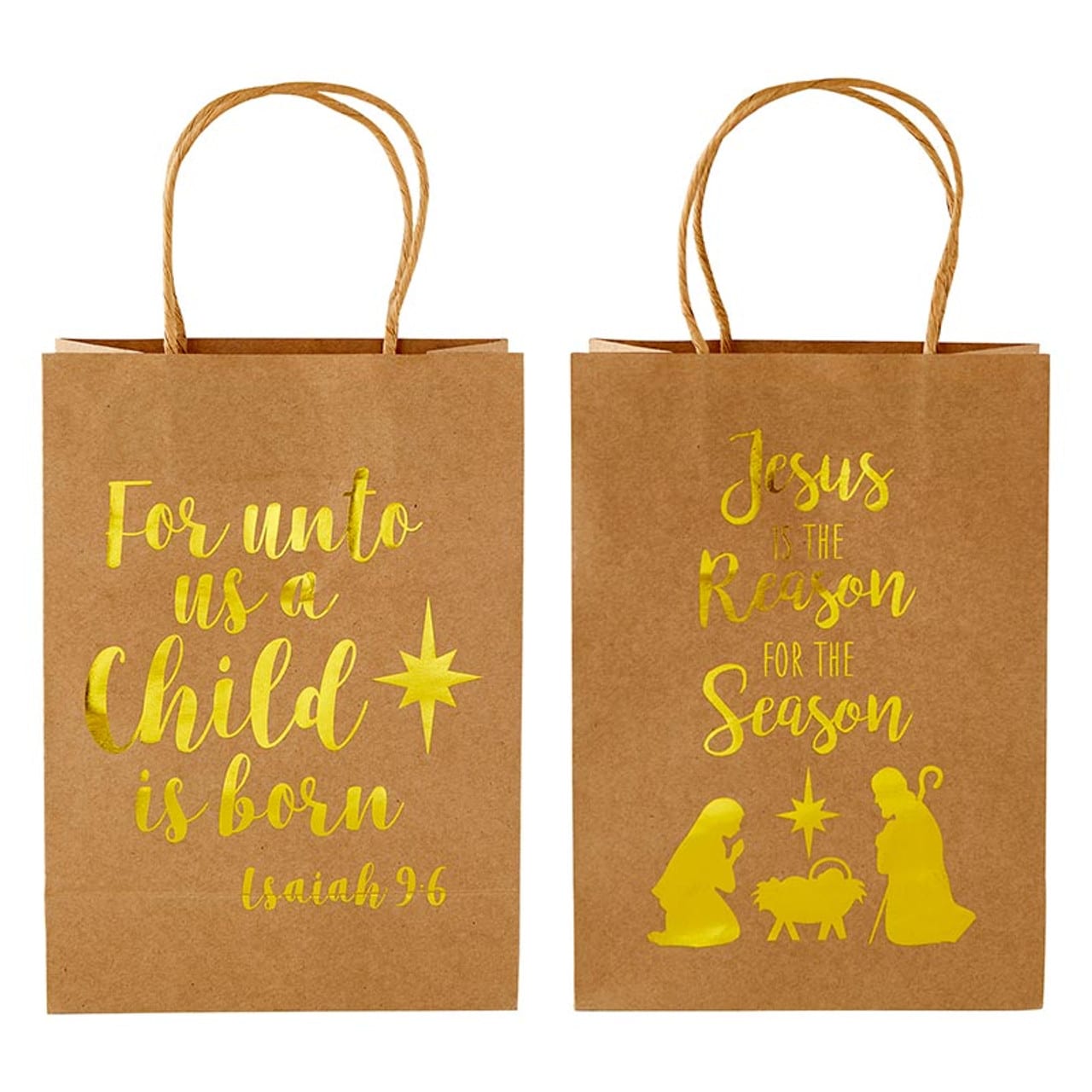 christian christmas gift bags