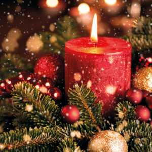 TLM - Candle Christmas Cards (Pack of 10)