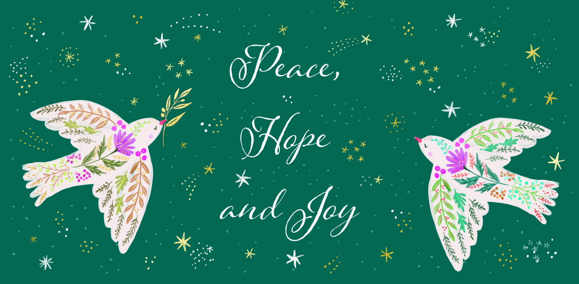 TLM - Peace, Hope and Joy Christmas Cards