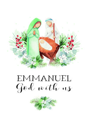 Emmanuel Christmas Cards (Pack of 10)